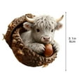 thumbnail image 3 of Adorno Navideño de Animales Del Bosque de 8 Cm | Colgante Navideño de Acrílico | Decoración Caprichosa de Animales Del Bosque | Ideal Como Regalo para Árbol, Corona, Guirnalda o Centro de Mesa, 3 of 6