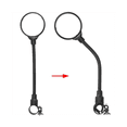 thumbnail image 3 of 1 Pair of Bike Mirrors 360° Adjustable Hose Mirror Reflector for Mountain Bike Electric Bicycle Etc, 3 of 7