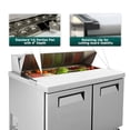 thumbnail image 6 of 48" Commercial Sandwich Prep Table Refrigerator – 13 Cu. Ft. | ETL & NSF Certified | R290 | 115V, 6 of 25