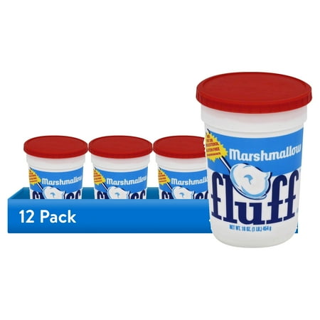 (12 pack) fluff marshmallow spread, 16 oz