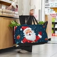 thumbnail image 6 of Santa Claus Large Foldable Oxford Cloth Cube Organizer Tote Bag Toy Basket, 6 of 7