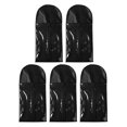 thumbnail image 1 of 5x Pelucas de plástico Funda para el almacenamiento del postizo Bolsa de protección Organizador de bolsa negra, 1 of 8