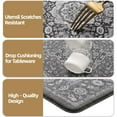 thumbnail image 5 of PABUBE Kitchen Mat 24"x87", Waterproof & Oil Proof Kitchen Rug, Persian Vintage Decor, 0.4" Thick Cushioned Anti Fatigue Kitchen Mat for Floor, Easy Clean, Non-Slip Kitchen Floor Mat, 5 of 9