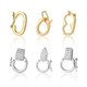 thumbnail image 1 of Pulsera con collar de perlas de plata S925, hebilla de plata, accesorios de hebilla de conexión, hebilla redonda conjunta, accesorios de joyería de plata hechos a mano, 1 of 3