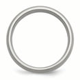thumbnail image 2 of Titanium Sterling Silver Inlay 8mm Brushed Band Ring 10 Size, 2 of 6
