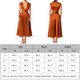 thumbnail image 2 of Vestido De Fiesta Vestido de fiesta elegante para mujer, manga de prenda, cuello en V, línea A, uso diario (marrón L) Kuymtek para Mujer Marrón T S, 2 of 8