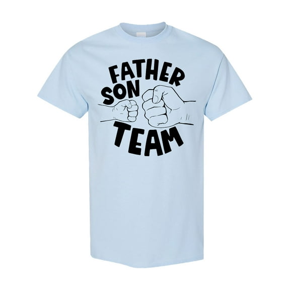 Inktastic Father's Day Father Son Team Parent Child Fist Bump T-Shirt
