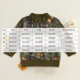thumbnail image 3 of Gerichy Toddler Baby Boy Clothes Animal Print Long Sleeve Shirt Zip-up Sweatshirt Pullover Tops Fall Winter Outfit 6M-4T, 3 of 4