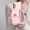 thumbnail image 6 of Phone Case for Samsung Galaxy A13 4G/5G Wallet Cover with Credit Card Holder Slot Shoulder Crossbody Strap Long Lanyard Leather Cell Accessories A04s M13 G5 A 13 LTE 13A 2022 Women Girls Pink, 6 of 14