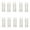 White Size I7, variant on VVQ White Plastic Christmas Tree Fence, Splicing Guardrail for Courtyard Garden Decoration, 11.81 Inch Tall Christmas Fence for Holiday Display 10 Pack