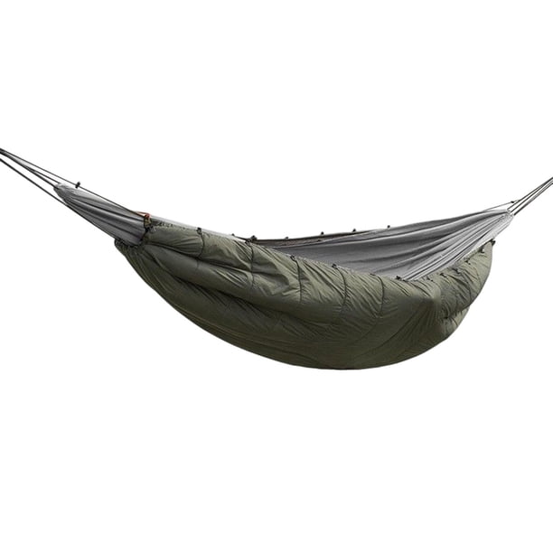 Saco de dormir usable Capa Manta con capucha Hamaca Bolsa perezosa Abrigo de edredón Cálido con saco impermeable para Playa Camping Patio