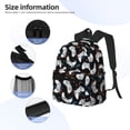 thumbnail image 5 of Haiem Cool Gamepad Lightweight Backpack for School, Classic Basic Water Resistant Casual Daypack for Travel with Bottle Side Pockets, 5 of 8