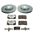 thumbnail image 3 of PowerStop Front Z26 Street Warrior Carbon-Fiber Ceramic Brake Pad and Drilled and Slotted Rotor Kit Fits: TOYOTA Select Models K8610-26, 3 of 9