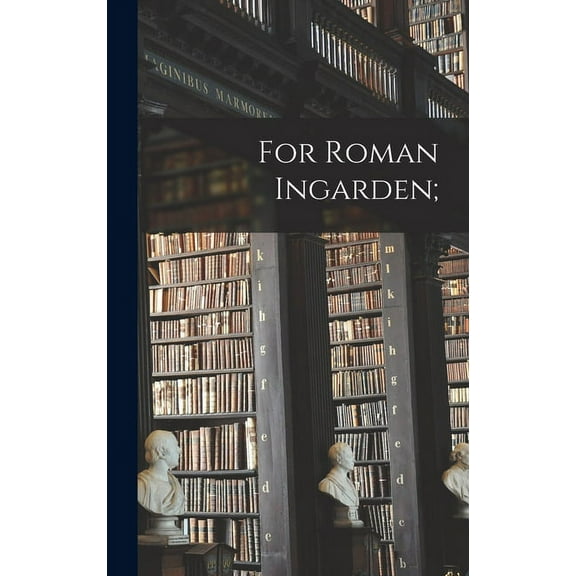 For Roman Ingarden;, (Hardcover)