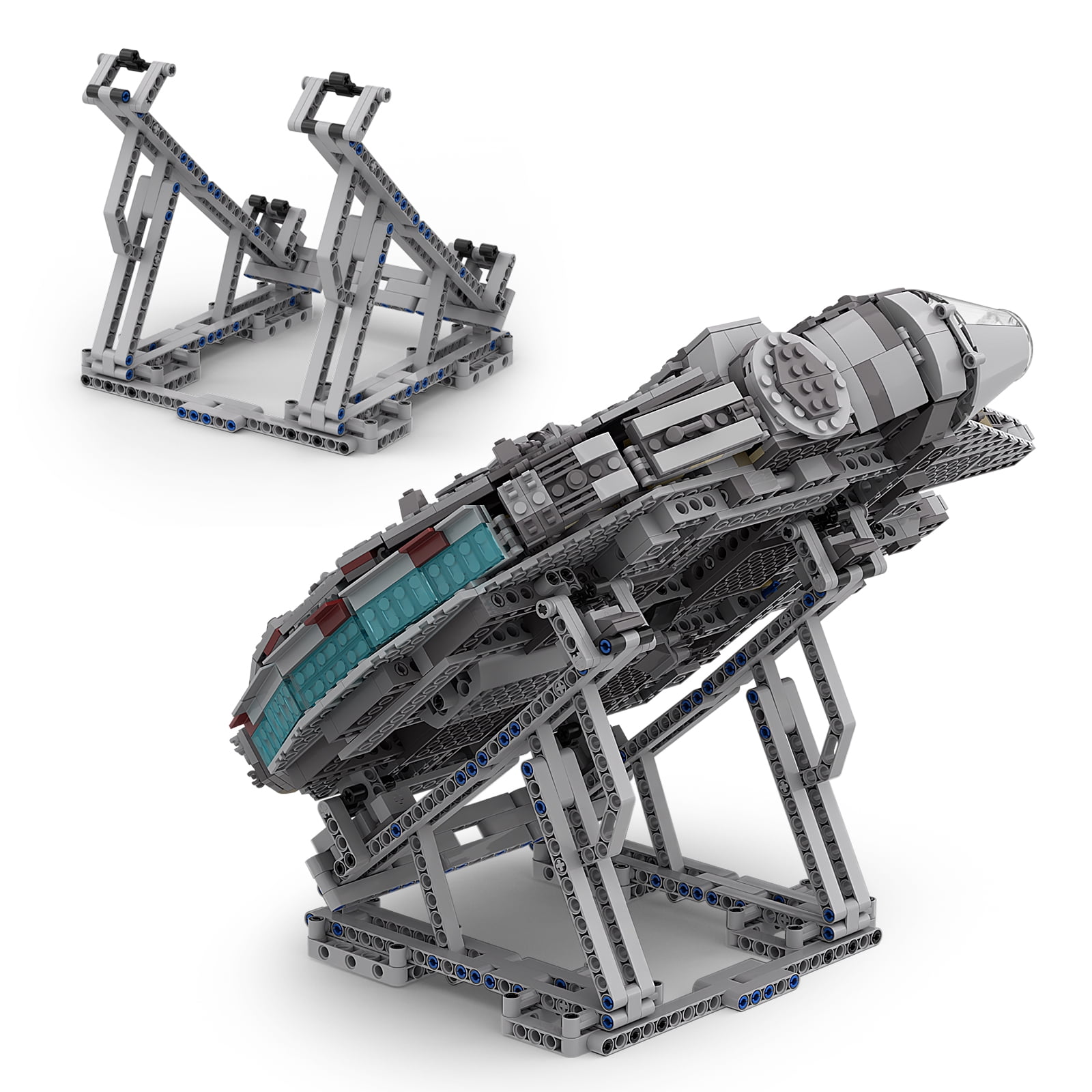 Star Wars Lego 75257 Millennium Falcon Display Stand, Sturdy Build