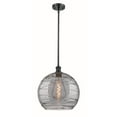 thumbnail image 7 of 516-1S-BK-G1213-14SM-Innovations Lighting-Athens Deco Swirl - 1 Light Pendant In Industrial Style-14.88 Inches Tall and 13.75 Inches Wide-Matte Black, 7 of 7