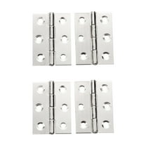 4Pcs Stainless Steel 2 Inch 4.4X3.1cm Cabinet Door Hinges Hardware