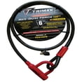 thumbnail image 2 of Trimax Max-Dual Force Integrated U-Lock & Cable 6 L X15Mm TCU1572, Card Packaging, 2 of 4