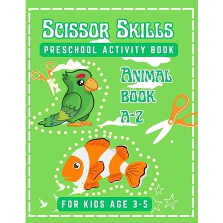 Excellence Ronke Scissor Skills Preschool Activity Book For Kids (Paperback) Bright Beginnings