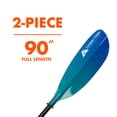 thumbnail image 4 of Ozark Trail Blue and Green Fiberglass and Plastic 2-Piece Kayak Paddles, 90", 4 of 12