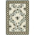 thumbnail image 2 of Safavieh Chelsea Lara Bordered Wool Area Rug, Ivory/Light Blue, 2'6" x 4', 2 of 10