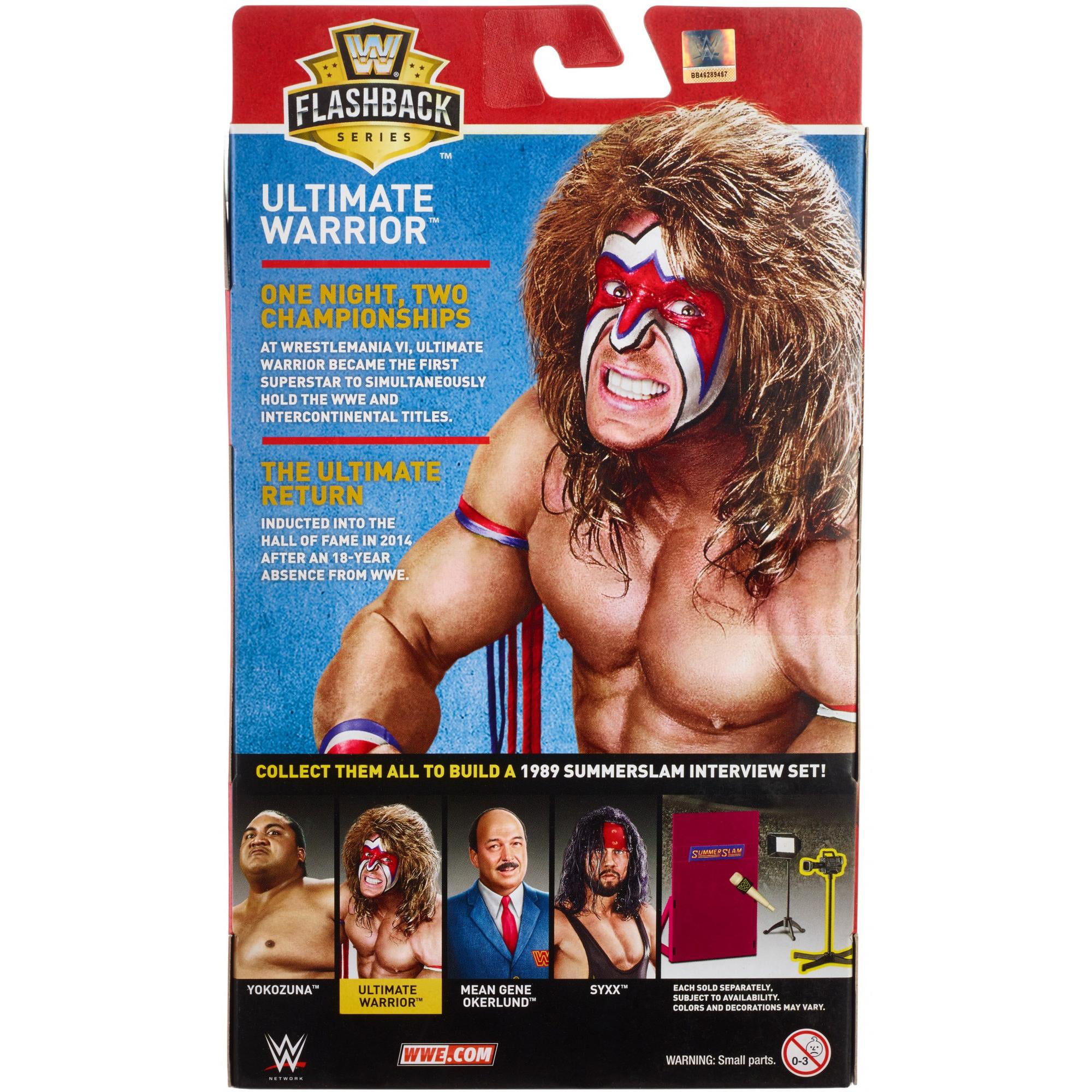 Flashback WWE Mattel Elite Hall of Champions Exclusive Ultimate Warrior Figure