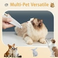 thumbnail image 5 of Dog Clippers,Cordless Small Pet Hair Grooming Trimmer,Low Noise for Trimming Dog's Hair Around Paws, Eyes, Ears, Face, Rump (White), 5 of 10