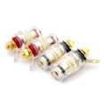 thumbnail image 3 of Juego de 8 terminales de altavoz de 4 mm con conector banana para amplificador., 3 of 5