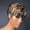 ST52G#, variant on Pixie Cut Wig Human Hair Short Pixie Cut Wigs for Black Women Black and Blonde Color Glueless Wig Layered Brazilian Virgin For Women (F1B/30)