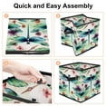 thumbnail image 4 of Dragonfly Foldable Clothes Toy Storage Bins with Handle, 10.8"x10.5"x10.6", Large Capacity, 4 of 6