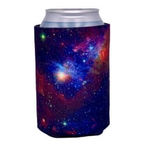 Galaxy Space Pattern Collapsible Can Coolie