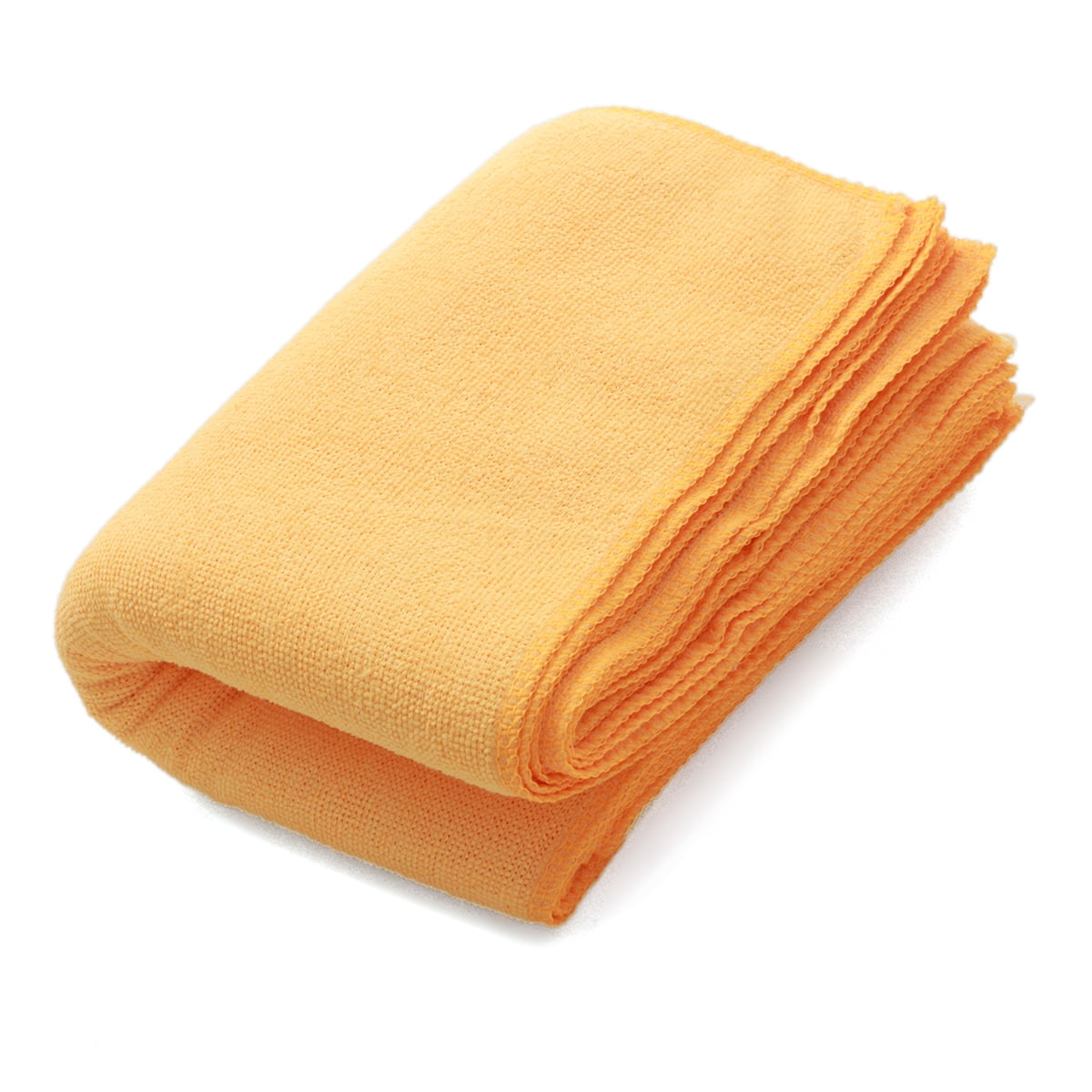 10pcs Soft Yellow Practical Microfiber Cleaning Towels Car Table TV screen Desk Wash Clean