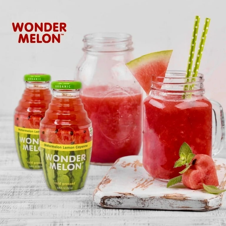 Wonder Melon Organic Watermelon Juice with Lemon Cayenne 8.45oz 6