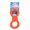 Orange, variant on Infinity Pet Durable TPR Chew and Tug Rope Toy, Figure 8, Orange