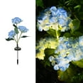 thumbnail image 2 of SLYNSHome Solar Garden Flowers Lights Decorations,Waterproof Hydrangea Flower Lights for Outside Yard Patio Decorations,Gifts for Women Mom - Blue, 2 of 6