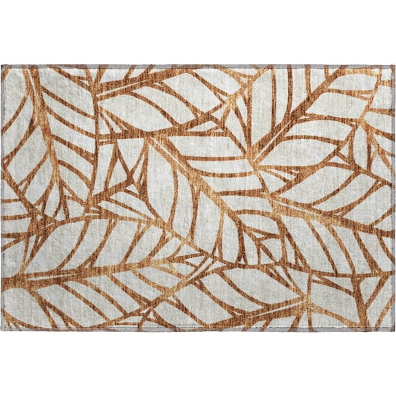 Dalyn Rugs Premium Machine Washable Mayfield AMF741 Paprika 1'8" x 2'6" Rug