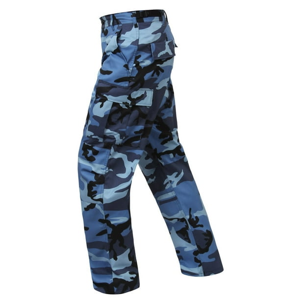 Rothco Couleur Camo Tactique BDU Pantalon - Bleu Ciel Camo, 3X-Large