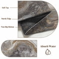 thumbnail image 6 of Marble 3x5 Area Rugs for Living Room, Abstract Fluid Art Grey Brown Marble Texture Modern Non Slip Floor Mat Washable Low-Profile Indoor Carpet for Bedroom, Dining Room, Bathroom, 6 of 9