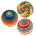 thumbnail image 2 of BELOVING 2 Pack of 3 3 Inch PVC Bouncy Ball Toy Set for Kids Babies Rainbow 2 Pcs, 2 of 9