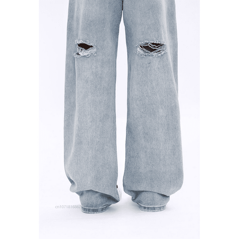 Sanrio Hello Kitty Embroidered Pattern Baggy Jeans Women's Sanrio Hello Kitty Embroidered Pattern Baggy Jeans Women's