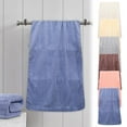 thumbnail image 1 of Toalla de baño de terciopelo con diseño de copos de nieve, 1 pieza, altamente absorbente, que no suelta pelusa, para uso doméstico y en salones de belleza (beige, 70 x 140 cm). Rkxzt, 1 of 9