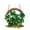 #1-A, variant on Clover Pendant Window Decor, 2d Acrylic Disc, St. Patrick's Day Porch Chain, Outdoor Indoor Hanging Ornament, Faux Four-leaf Decoration, Topliu