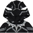 thumbnail image 4 of Marvel Avengers Black Panther Little Boys Zip Up Cosplay Coverall, 4 of 5