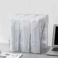 thumbnail image 4 of DEEPCRAFF 1Set Transparent Office Storage Boxes with Large Capacity for Books and Files, 4 of 8