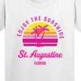 thumbnail image 4 of Inktastic Summer Enjoy the Sunshine St. Augustine Florida in Pink Youth T-Shirt, 4 of 5