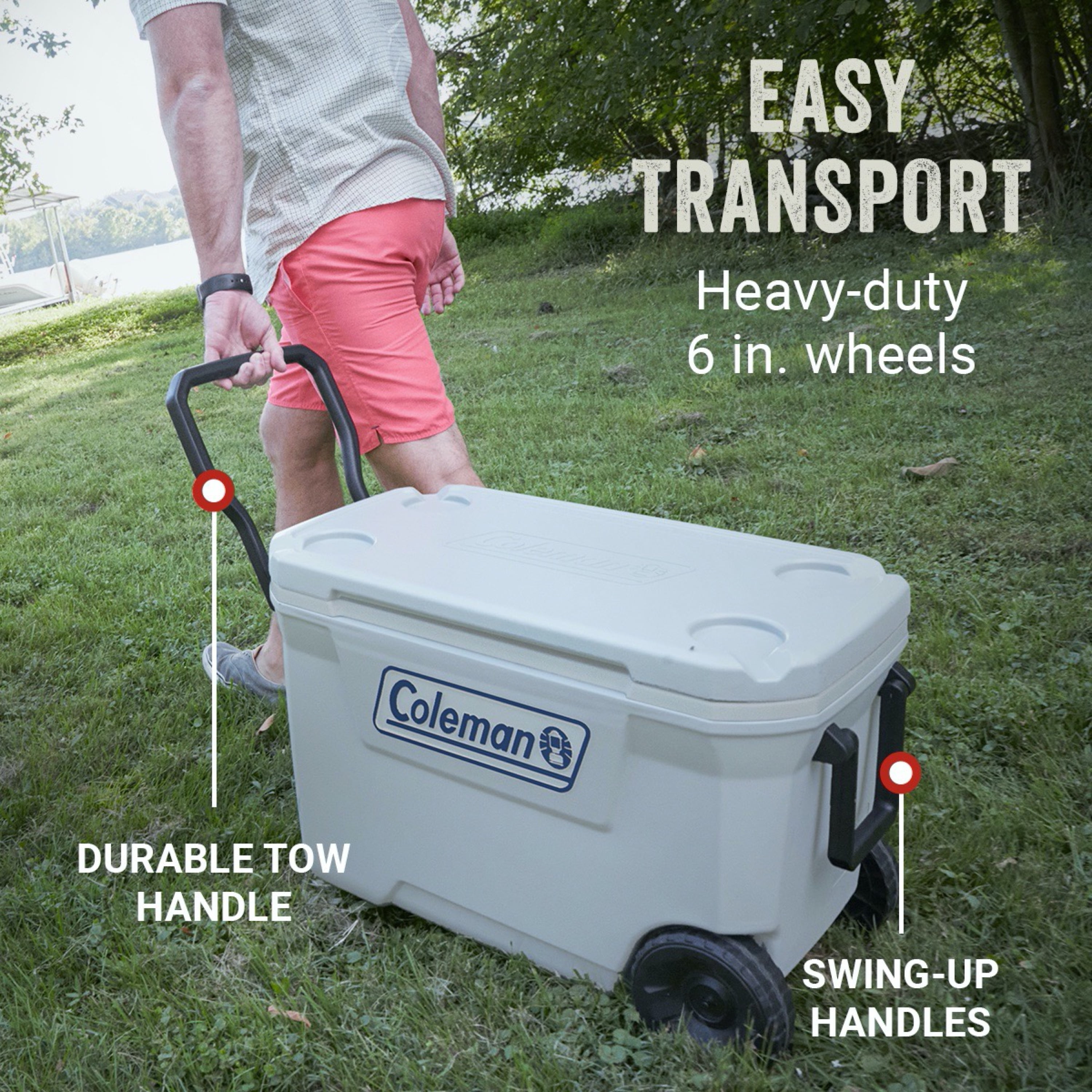 Coleman 62-quart Xtreme 5-day Hard Cooler With Wheels REVIEW OF THE COLEMAN 62 QUART EXTREME DAY WHEELED COOLER