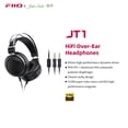 thumbnail image 3 of FIIO JadeAudio JT1 Auriculares de estudio profesionales para grabar auriculares para juegos con micrófono, diafragmas de 50 mm, auriculares de estudio de música de alta resolución, 3 of 5