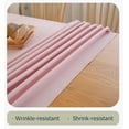 thumbnail image 3 of Table Cloth round Table, 60×60 Inch Linen Textured Table Cloth Waterproof Spill-Proof TableCloths Wrinkle Free Fabric Farmhouse Table Cover for Dining Parties Buffets Holidays,Light Pink, 3 of 6