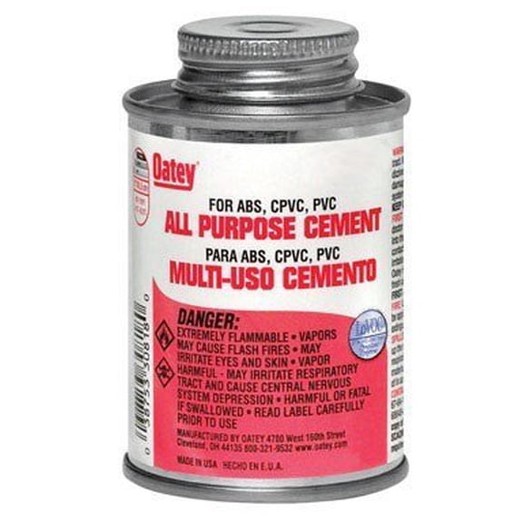 Oatey All Purpose Cement - Multipurpose, Clear - 0.16 oz