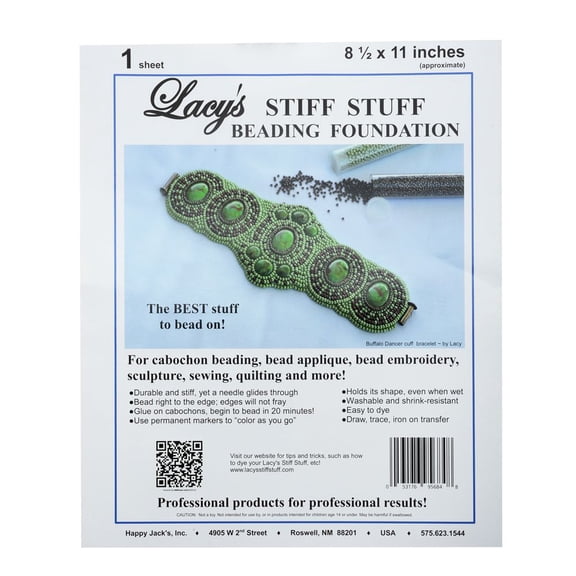 Lacy's Stiff Stuff Beading Foundation For Cabochon 11" (1 Piece)